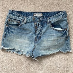 Free People Denim Shorts